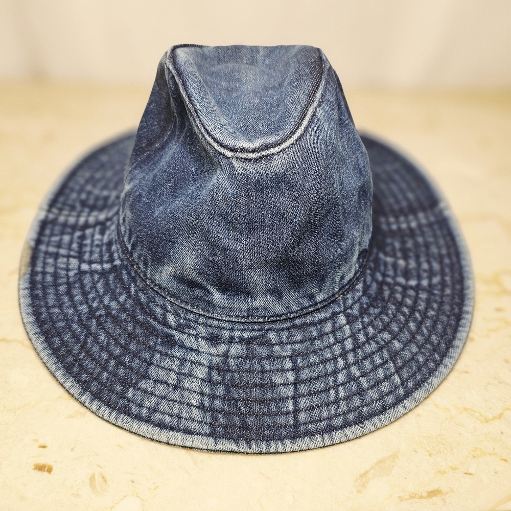 Men's Denim Bucket Hat - Blue